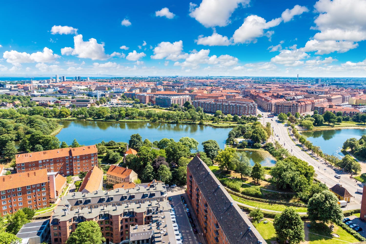 Fugleperspektiv af København