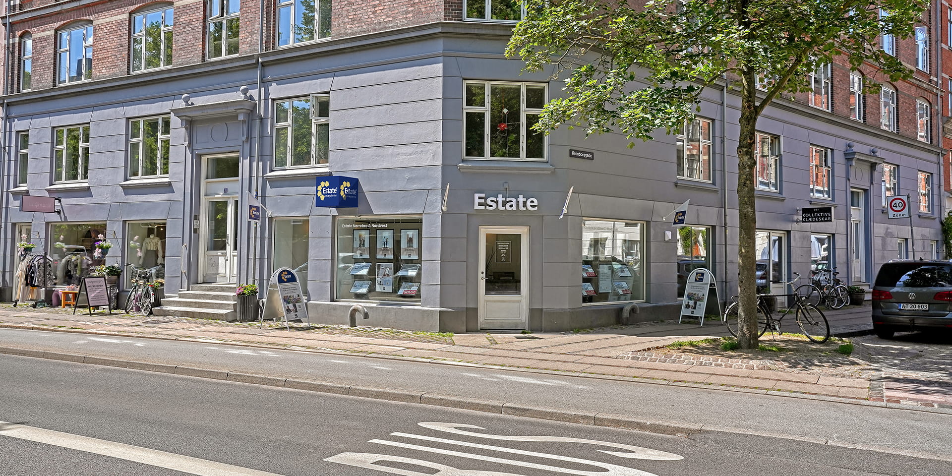 Estate Noerrebro og jagtvej facadefoto